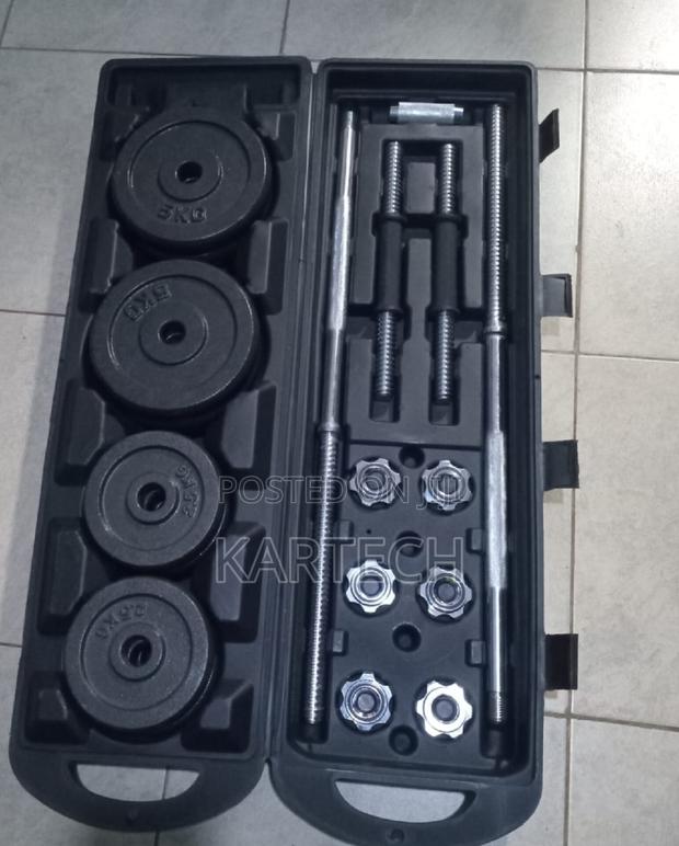 Dumbbell 50kg With Adjustable Plates Weight Set