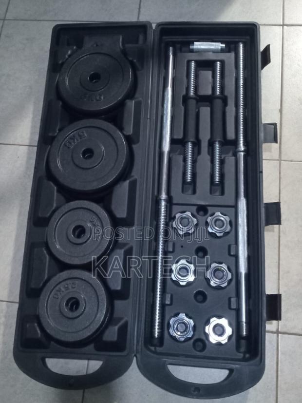 Dumbbell Set With Portable Briefcase With Adjustable Plates