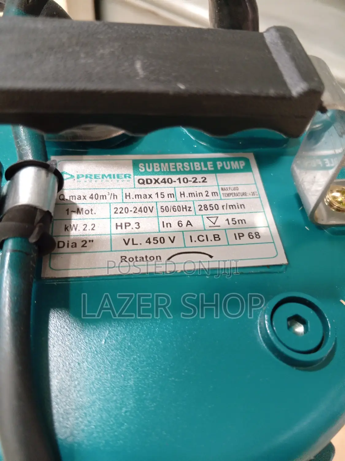 3hp Premier Submersible Pump