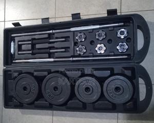 Adjustable 50kg Dumbbell Weights Set - thumbnail 2