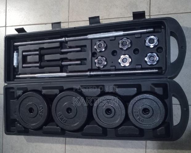 Adjustable 50kg Dumbbell Weights Set - main view