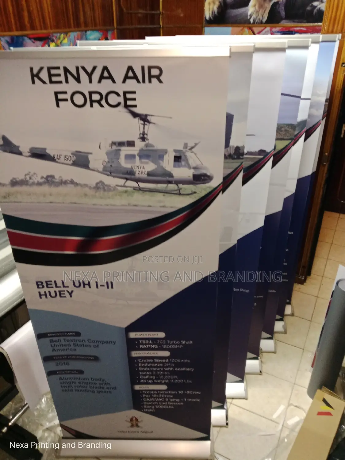 Wide Base 85cm by 200cm Display ROLL-OUT BANNER