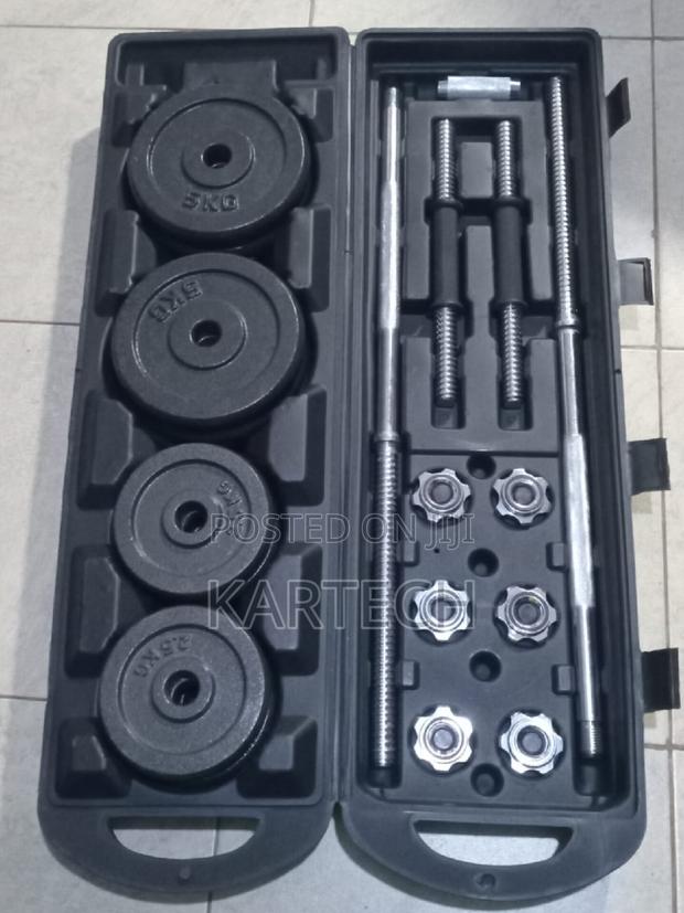 Adjustable Weights Set 50kg Dumbbells - main view