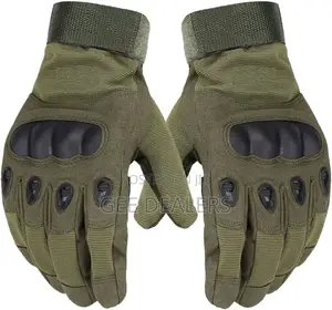 Quality Jungle Green Tactical Gloves>Knuckle Full Gloves