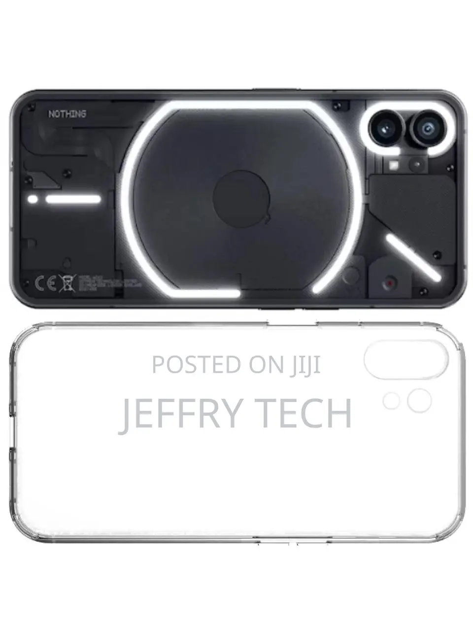 Nothing Phone (1) Rubber Case TPU Clear Case