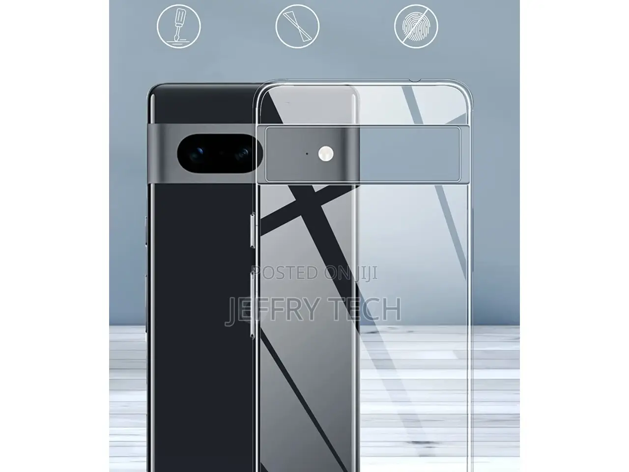Google Pixel 7 Pro Rubber Case TPU Clear Case