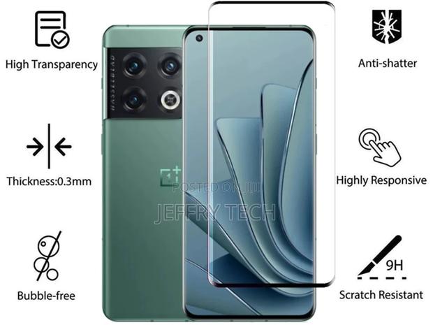 Oneplus 10 Pro 100% Full Screen Tempered Glass Screen Protec - main view