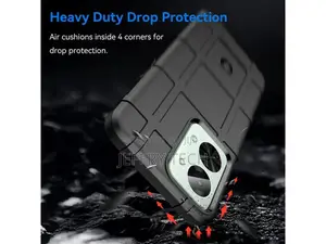Oneplus Nord 2T Rugged Shield Anti-Shock Case Schwarz