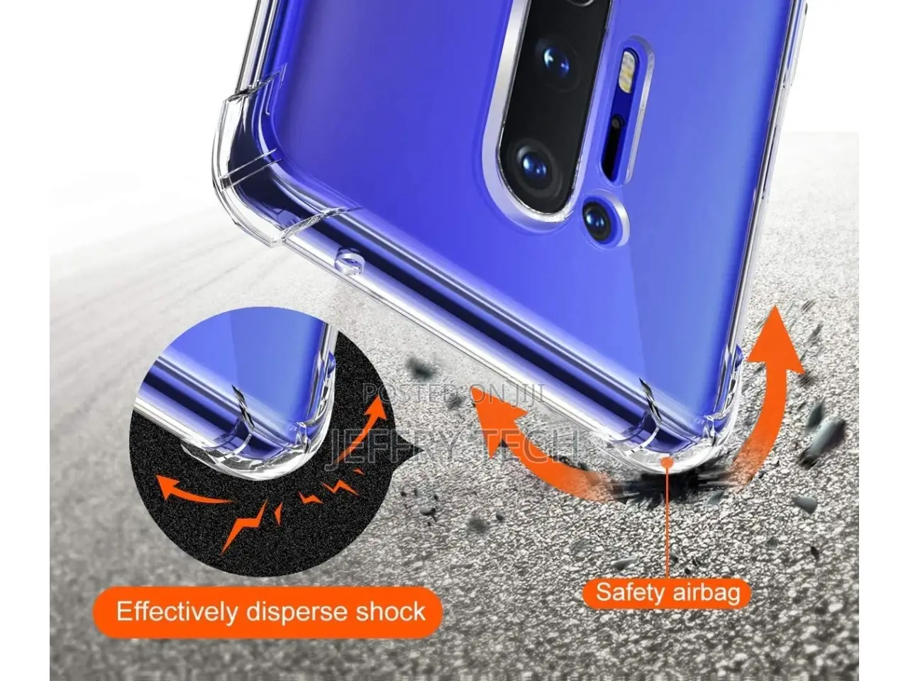 Oneplus 8 Pro Crystal Clear Case Bumper Transparent