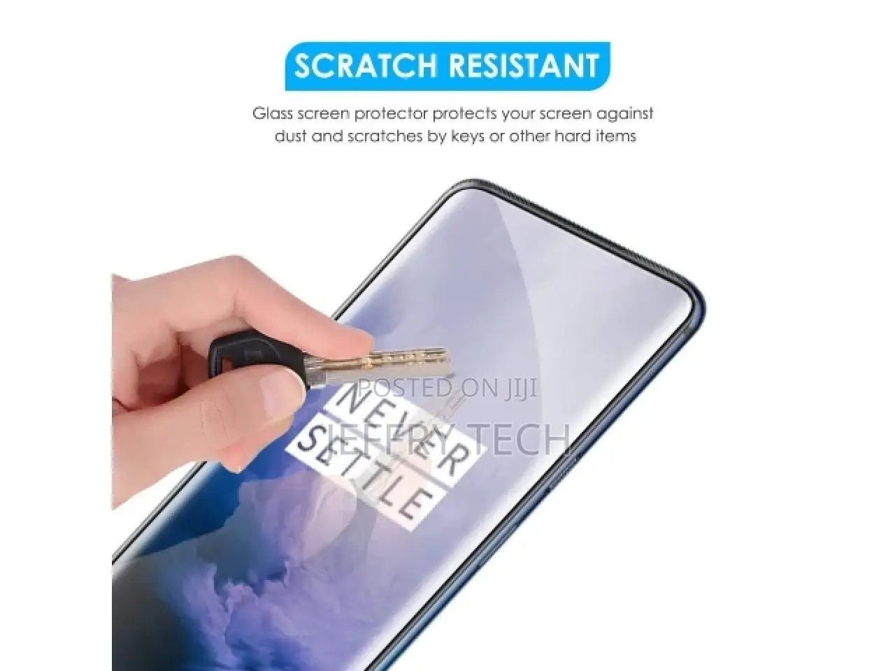 Oneplus 7T Pro 100% Full Screen Tempered Glass Screen Protec