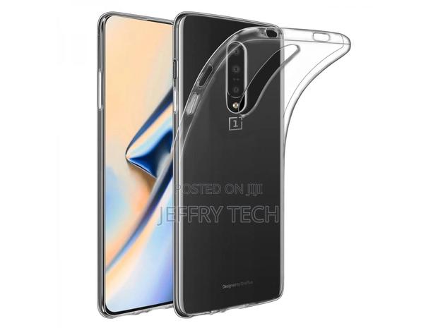 Oneplus 7T Pro Rubber Case TPU Clear Case - thumbnail 2