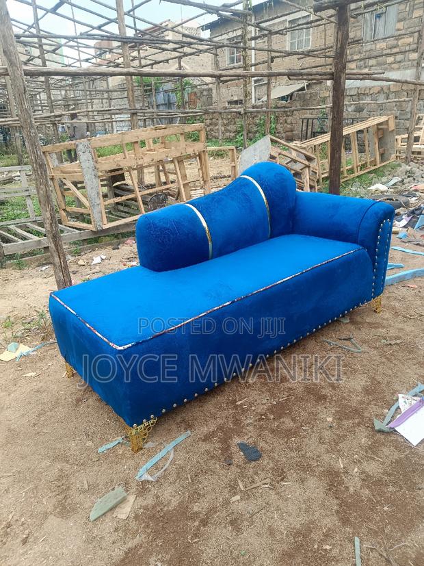 Sofa Bed, 3 Seater Blue  - thumbnail 4