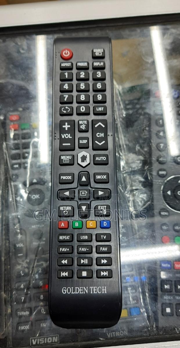 New Golden Tech Smart TV Replacement Remote . - main view