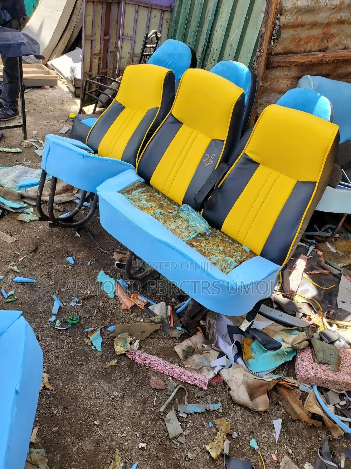 School Van Seats Upholstery and New Once