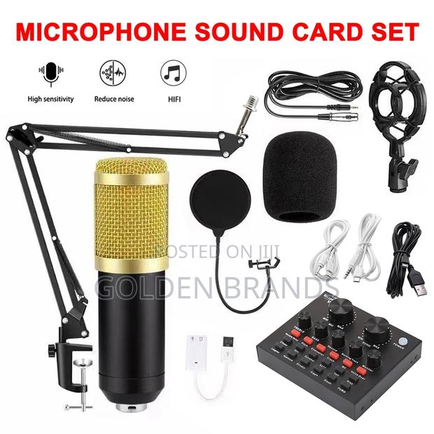 Original Full V8 Sound Card + BM800 Microphone Studio - thumbnail 3