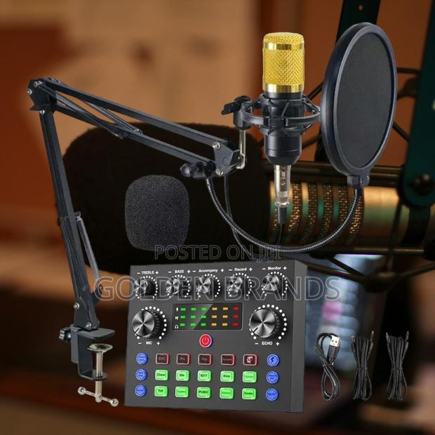 Live Stream Studio V8 Sound Card + Great BM 800 Microphone - main view