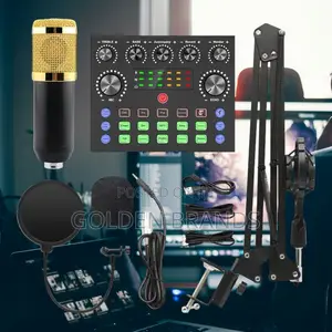 Live Stream Studio V8 Sound Card + Great BM 800 Microphone