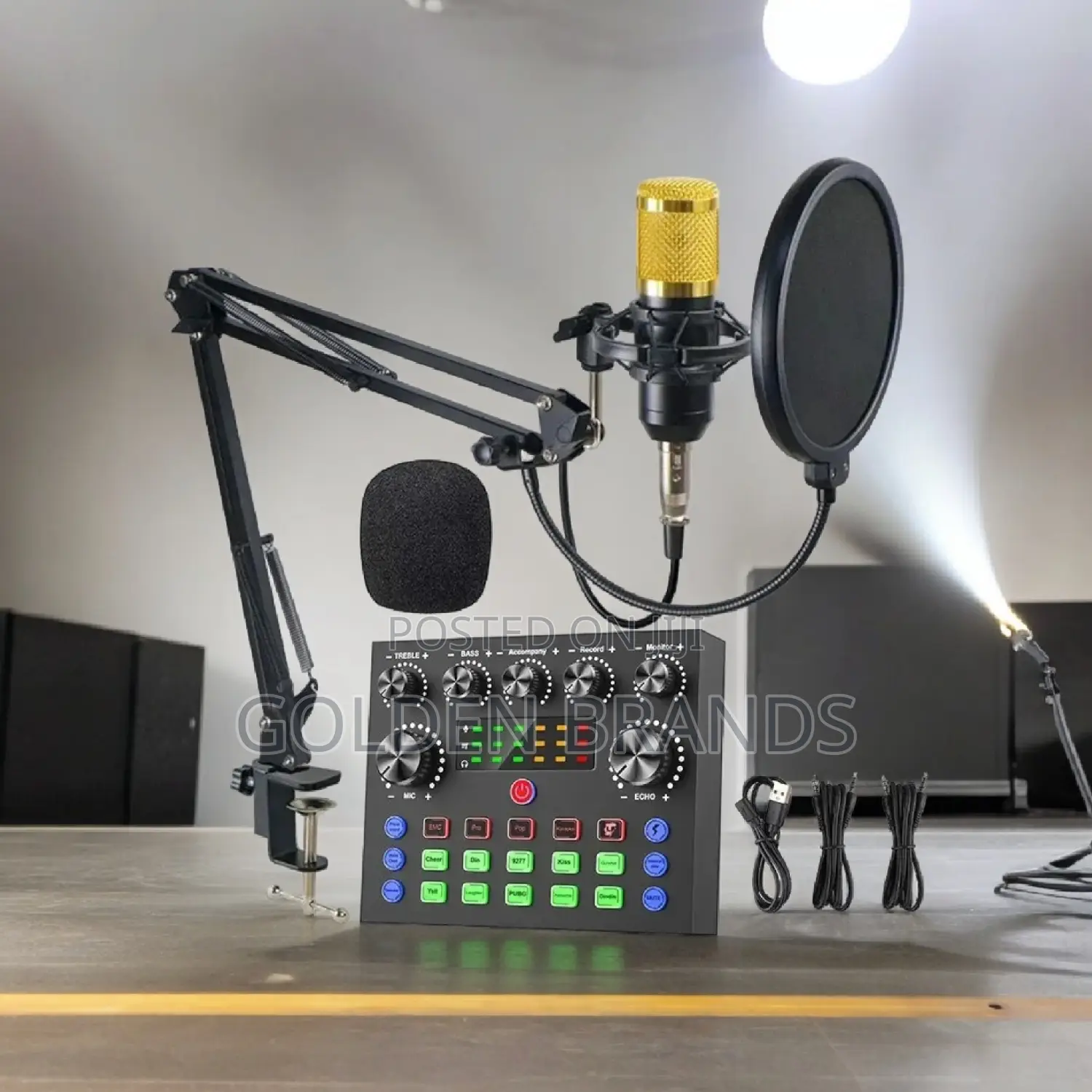 Professional V8 Sound Card, BM Microphone Studio