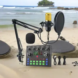 Professional V8 Sound Card, BM Microphone Studio