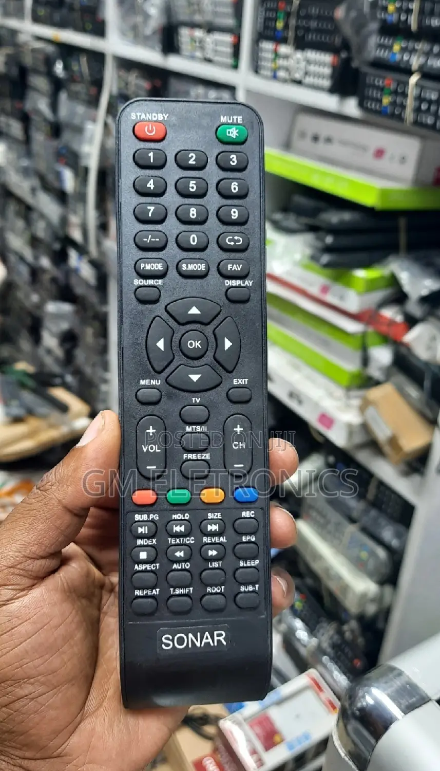 Sonar Remote Control for Sonar Digital TV.