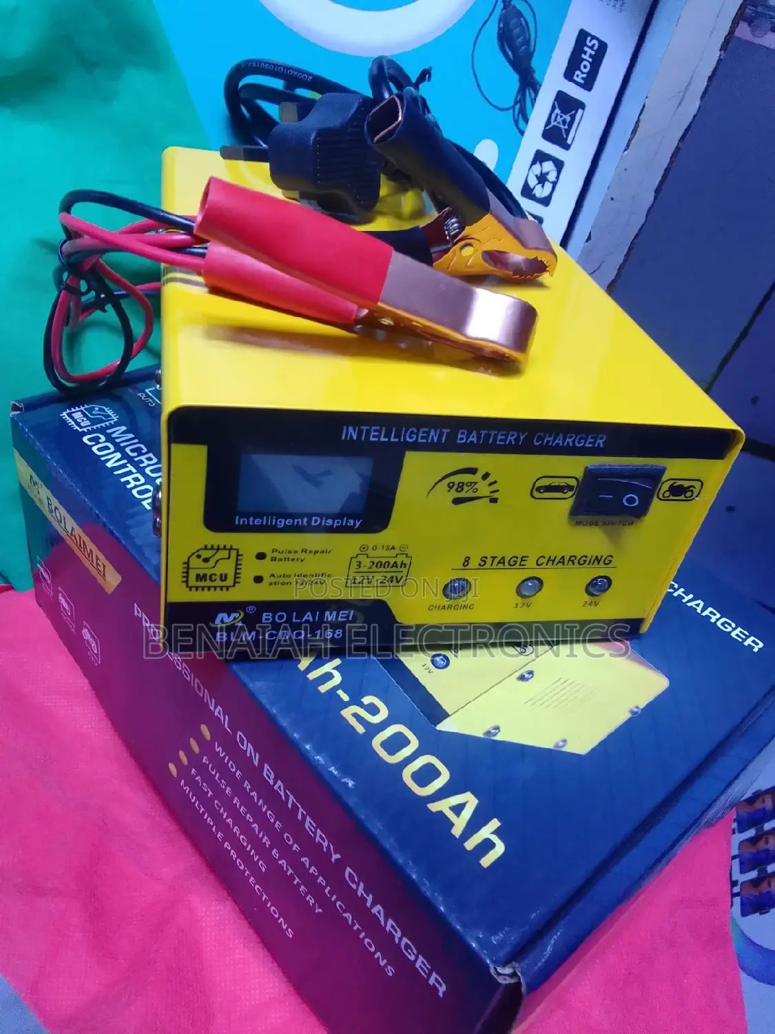Car Battery. Original Car Battery Charger.Baloimei BLM 168