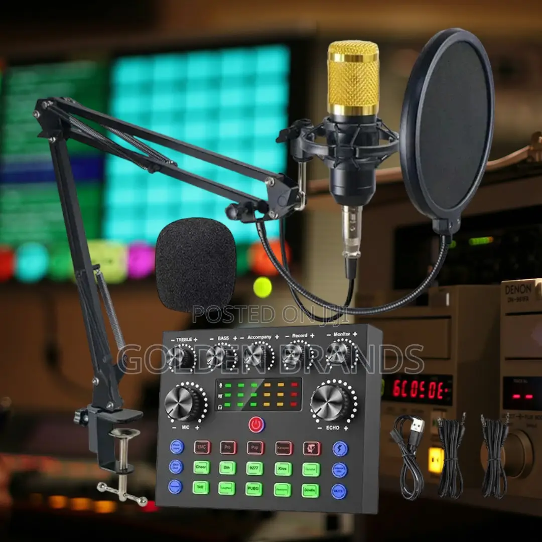 Full Mini Studio Equipment Recording,Live, Youtube, Facebook