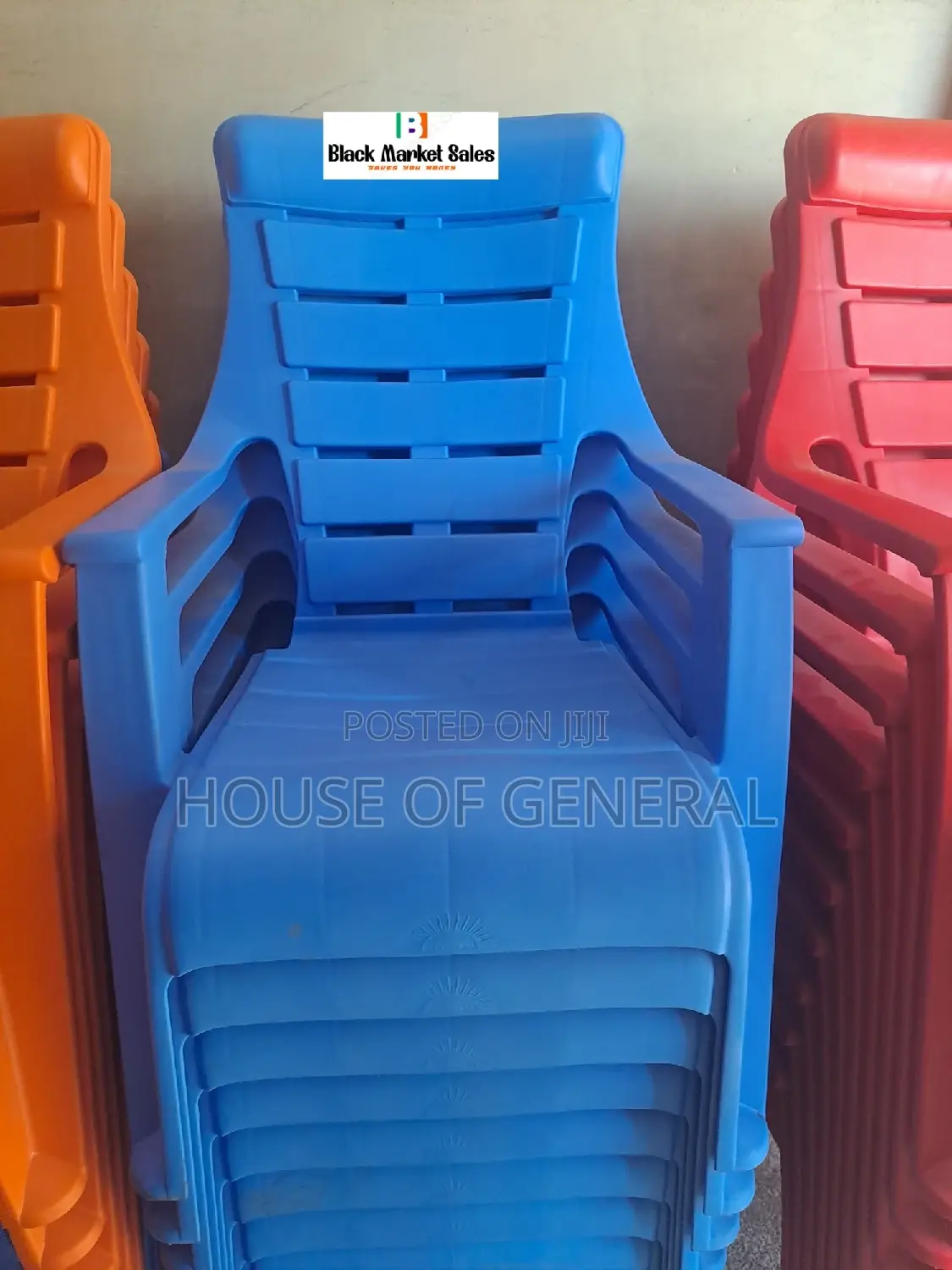 Blue Relaxo Plastic Chair