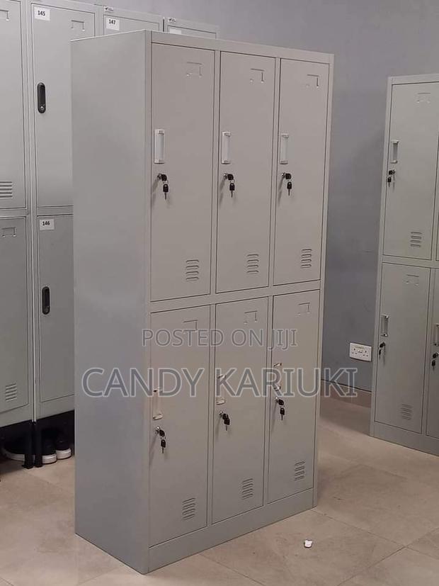 Spacious 6 Locker File Cabinet