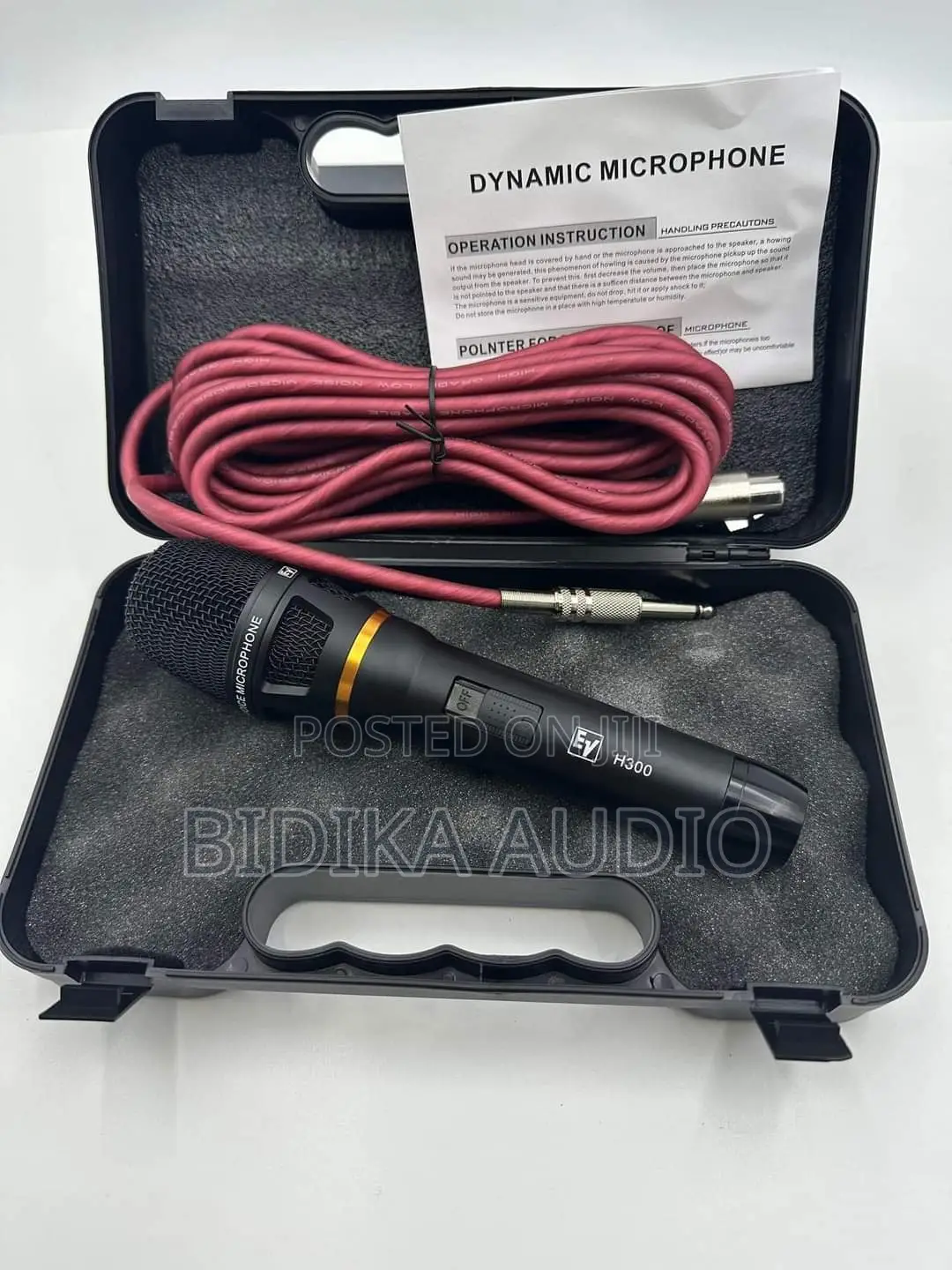 Ev H300 Corded Microphone