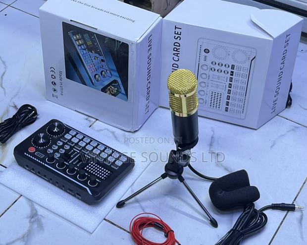 Live Sound Card Set With Streaming Mic and Audio Interface - main view