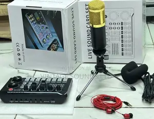 Live Tiktok Streaming Studio Podcast Set