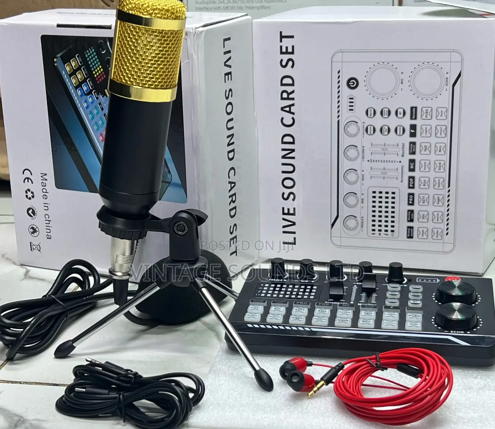 Live Soundcard Set for Tiktok Broadcasting Live