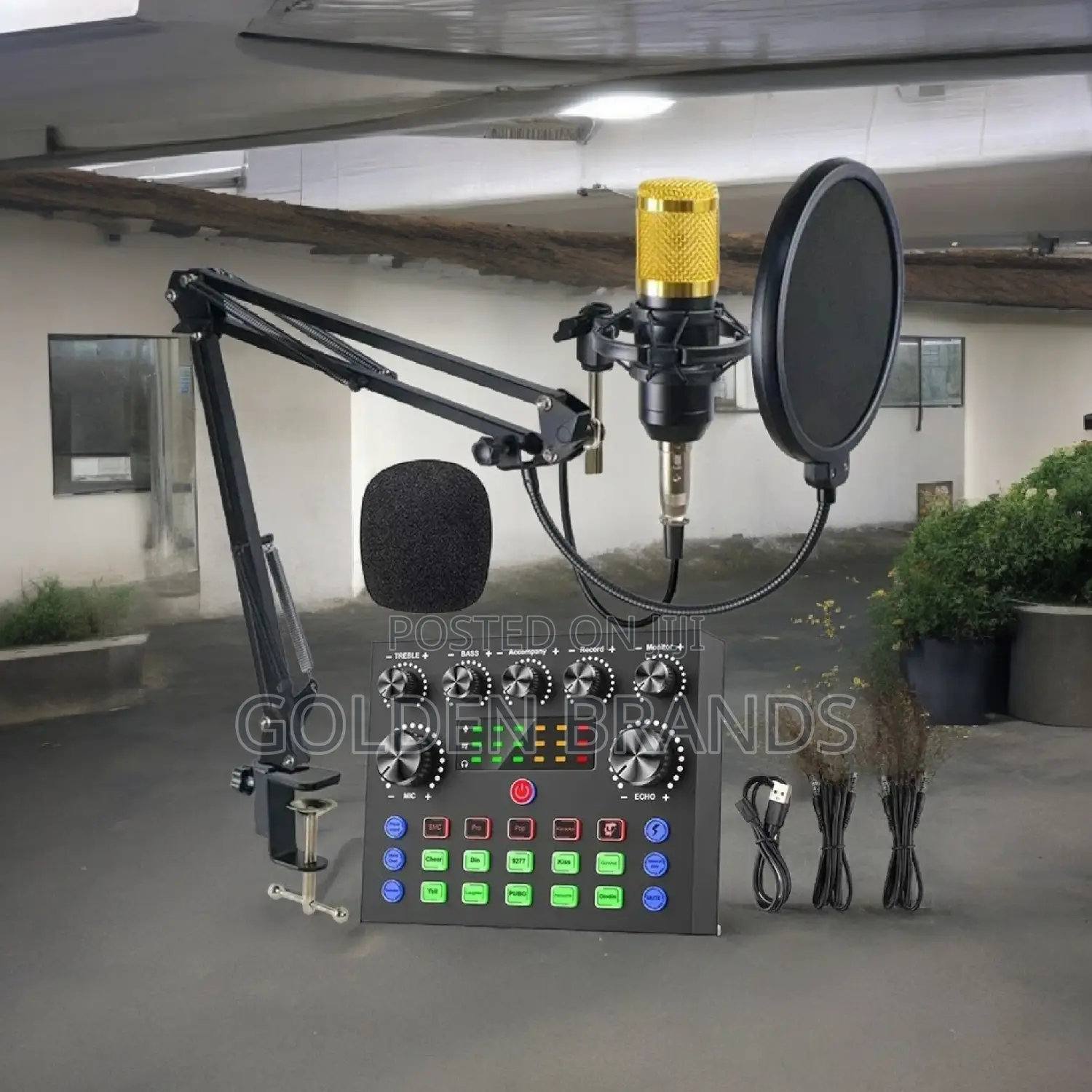 Microphone BM800 + V8 Sound Card Set Professional Audio
