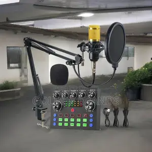 Microphone BM800 + V8 Sound Card Set Professional Audio