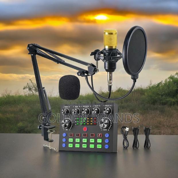 Microphone BM800 + V8 Sound Card Set Professional Audio - thumbnail 3