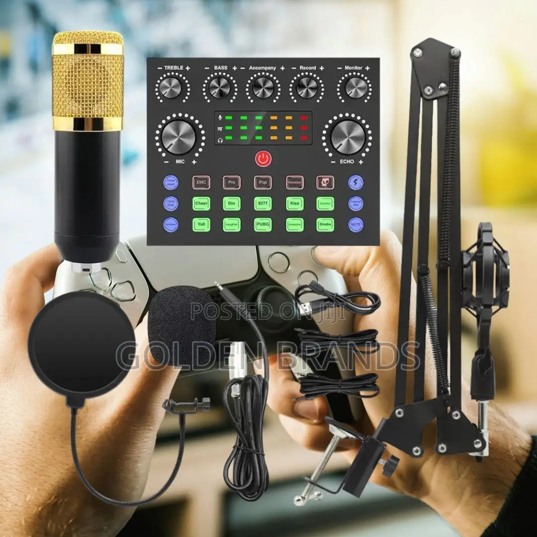 Bm800 V8 Sound Card Set Professional Audio Condenser Mic