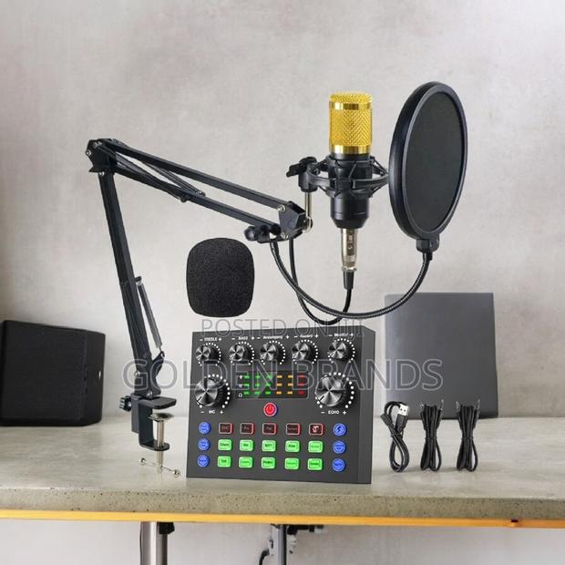 Bm800 V8 Sound Card Set Professional Audio Condenser Mic - thumbnail 4