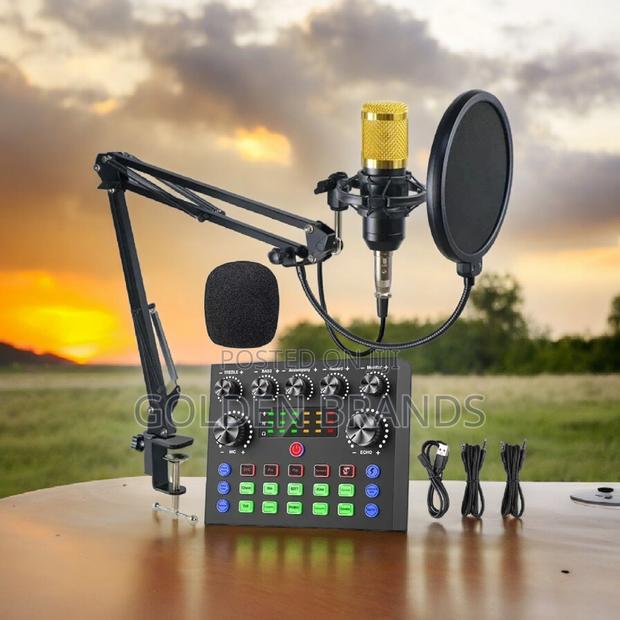 Bm800 V8 Sound Card Set Professional Audio Condenser Mic - thumbnail 5