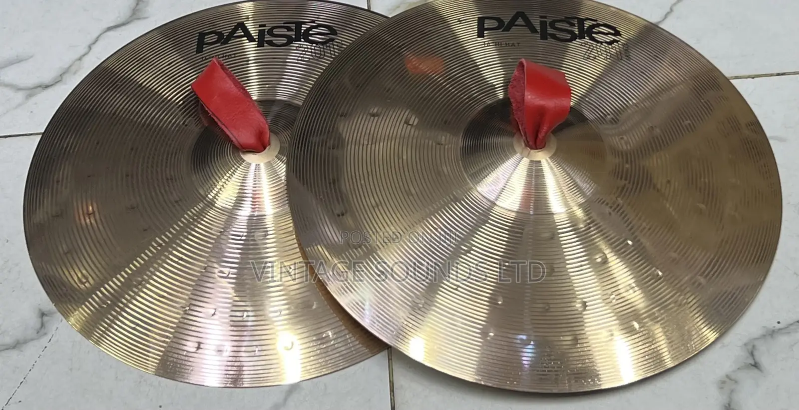 PAISTE 16" Marching/Concert Cymbals Pair