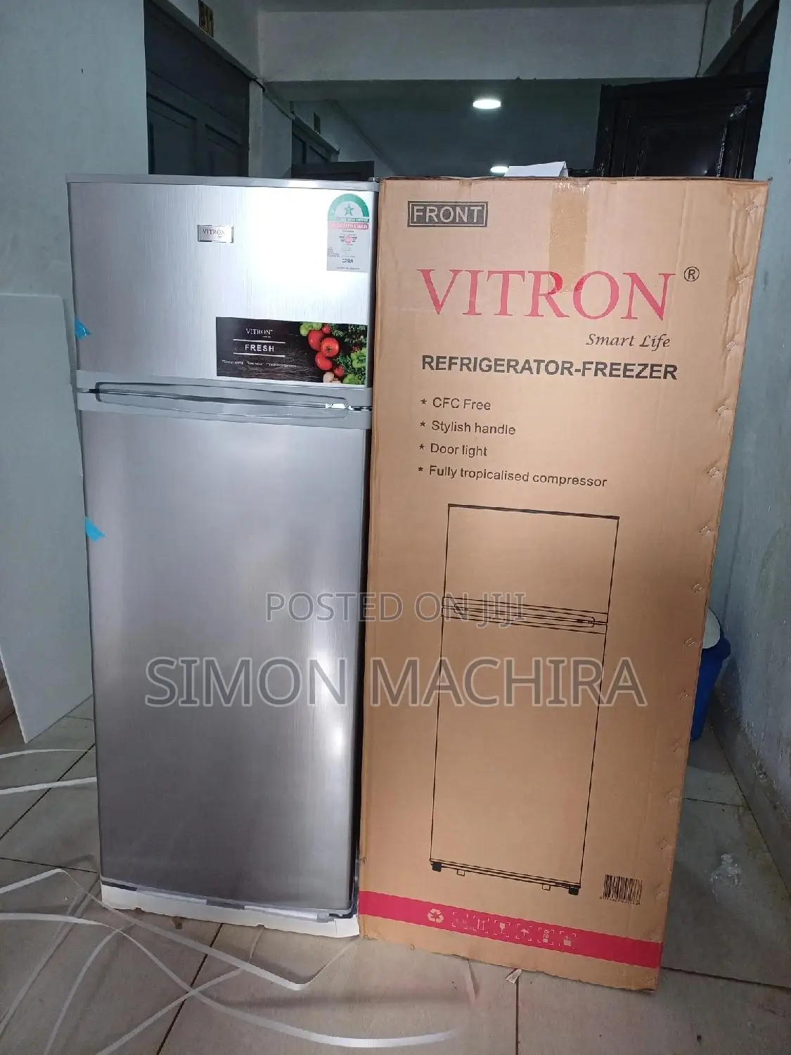 Vitron Fridge Double Door 208L
