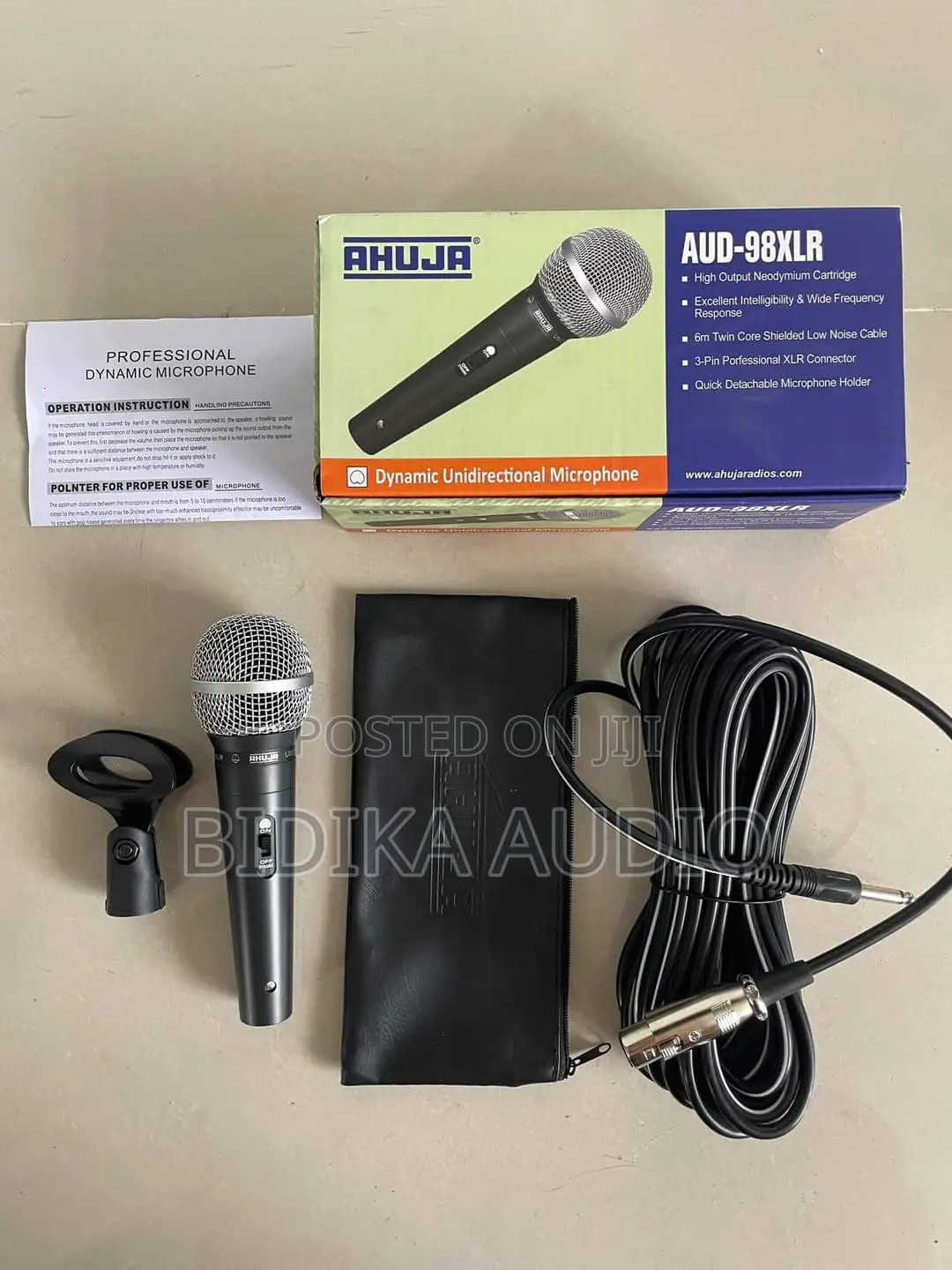 Ahuja Aud98xlr Corded Microphones