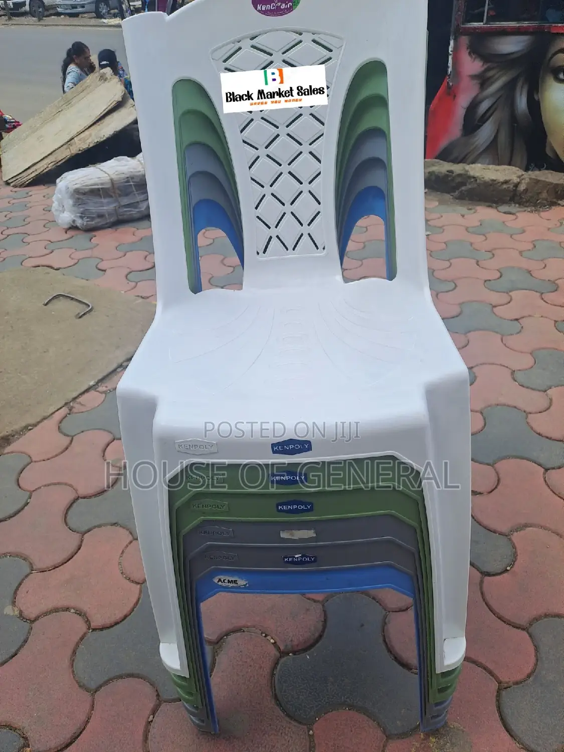 Best Kenpoly Armless Plastic Chair