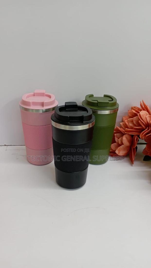 *Thermo Coffee Cups 500mls -Black,Green,Pi - thumbnail 2