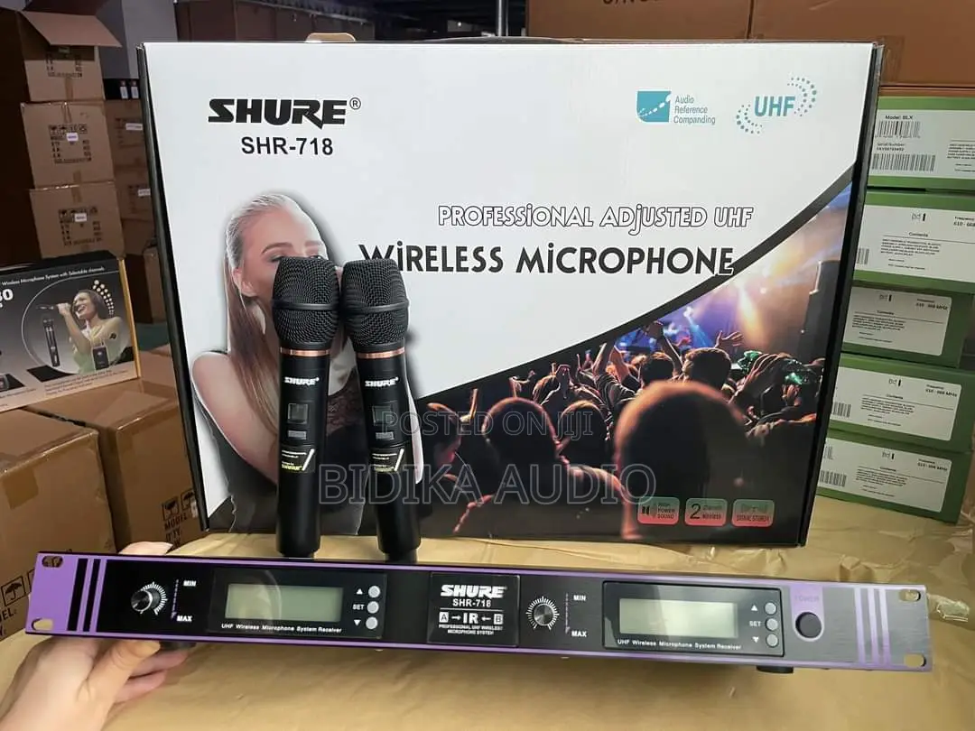 SHR 718 Uhf Microphone Shure