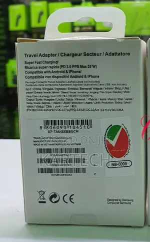 Samsung 25W PD Superfast Charging Adapter