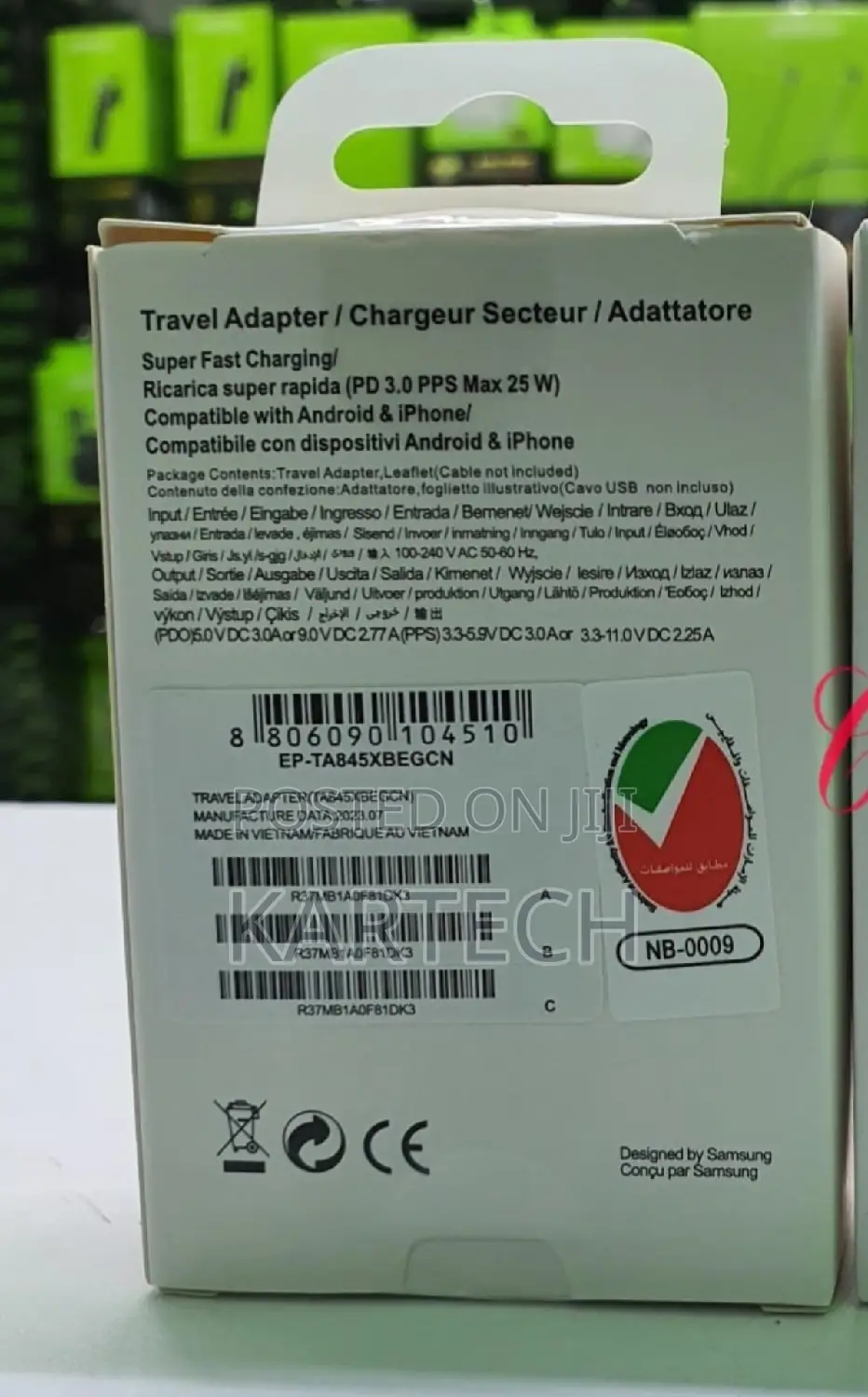 Samsung 25W PD Superfast Charging Adapter