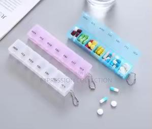 Set of 7 Day Weekly Daily Pill Box Organiser Medicine Tablet