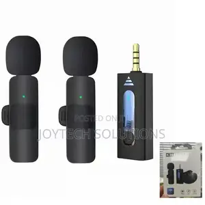 2 in 1 Wireless Lapel Microphone. For Smart Phone/Camera
