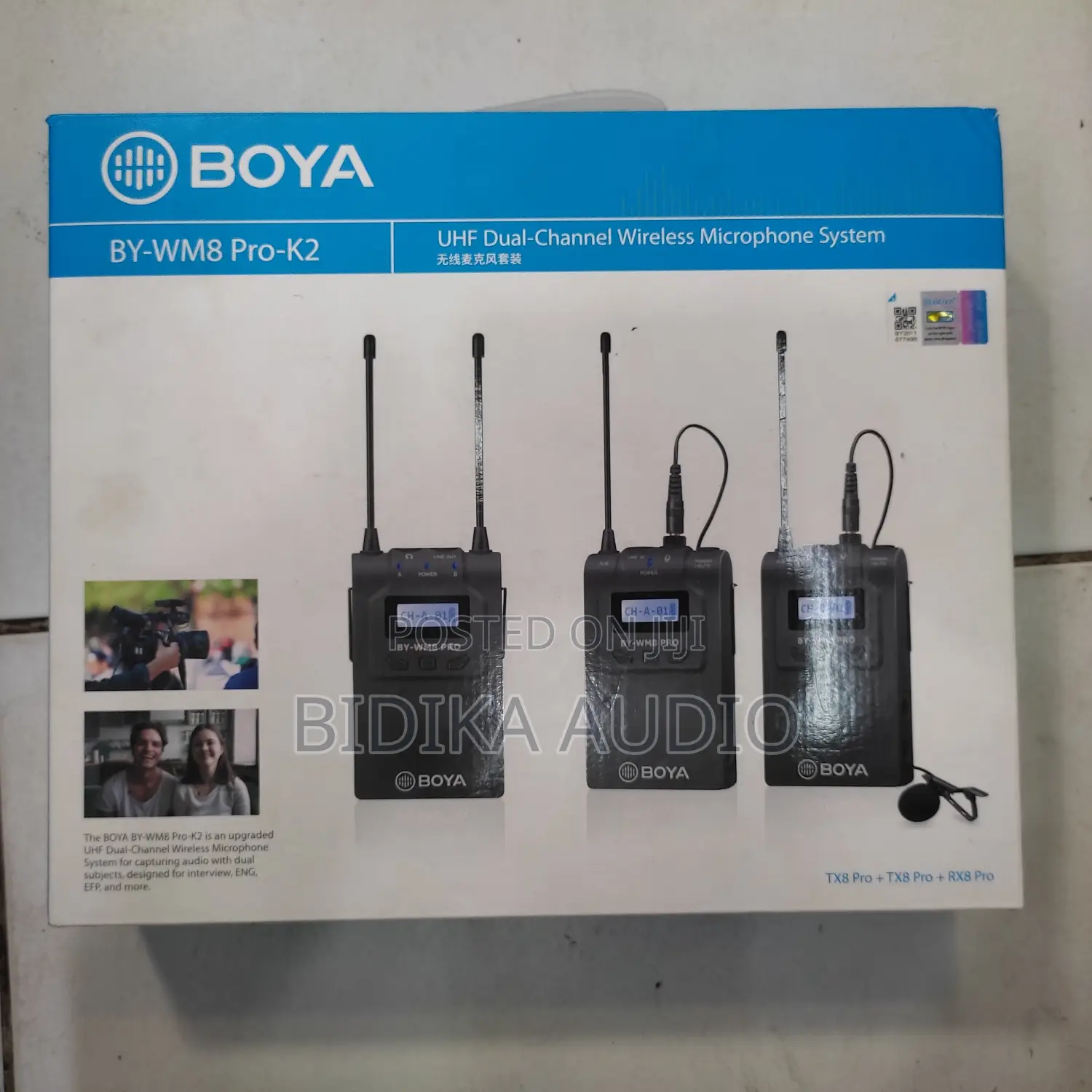 Boya by Wm8 Prok2 Wireless Microphone