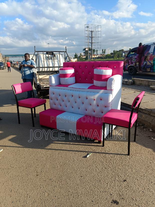 Pedicure Seat 2 Seater and 2 Manicure Chairs. - main view